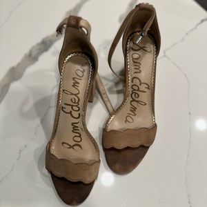 Nude Sam Edelman Block Heels